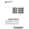 Cover page of PIONEER DEH-434R Owner's Manual