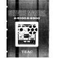 Cover page of TEAC A-6100 Service Manual