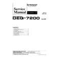 Cover page of PIONEER DEQ-7200 Service Manual