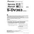 Cover page of PIONEER S-DV363/XTW/WL5 Service Manual