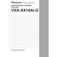 Cover page of PIONEER VSX-AX10AI-G Owner's Manual