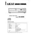 Cover page of AKAI CD-M300 Service Manual