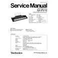 Cover page of TECHNICS SXPV10 Service Manual