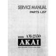 Cover page of AKAI AM-2350 Service Manual