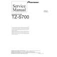 Cover page of PIONEER TZ-S700 Service Manual