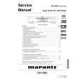 Cover page of MARANTZ DV-12S2 Service Manual