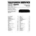 Cover page of TELEFUNKEN VR2981VC Service Manual