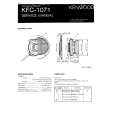 Cover page of KENWOOD KFC1071 Service Manual