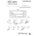 Cover page of KENWOOD KDCX879 Service Manual