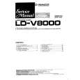 Cover page of PIONEER LDV8000 Service Manual