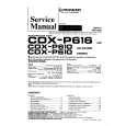 Cover page of PIONEER CDXP610 Service Manual