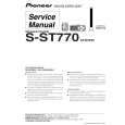 Cover page of PIONEER S-ST770/XTW/EW Service Manual