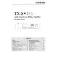 Cover page of ONKYO TX-SV434 Owner's Manual