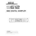 Cover page of AKAI S612 Owner's Manual