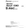 Cover page of PIONEER S-A6C/XMD/E Service Manual