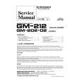 Cover page of PIONEER GM20202 X1R/EW Service Manual