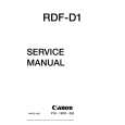 Cover page of CANON RDF-D1 Service Manual