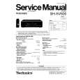 Cover page of TECHNICS SHAV500 Service Manual