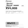 Cover page of PIONEER XV-LX03/WSXJ5 Service Manual