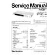 Cover page of TECHNICS STS31/K Service Manual