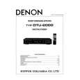 Cover page of DENON DTU2000 Service Manual