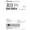 Cover page of PIONEER GM-X564/XR/ES Service Manual