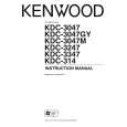 Cover page of KENWOOD KDC-314 Owner's Manual