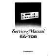 Cover page of PIONEER SA708 Service Manual