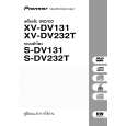 Cover page of PIONEER XV-DV131/NTXJ Owner's Manual