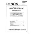 Cover page of DENON DCR400R Service Manual