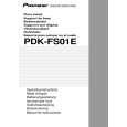 Cover page of PIONEER PDK-FS01E/E6 Owner's Manual