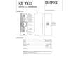 Cover page of KENWOOD KST333 Service Manual