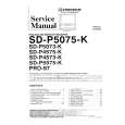 Cover page of PIONEER SDP5073K Service Manual