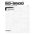 Cover page of PIONEER SG-9500 Owner's Manual