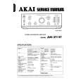 Cover page of AKAI AM37 Service Manual