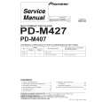 Cover page of PIONEER PD-M407/WPWXJ Service Manual