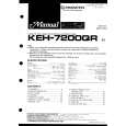 Cover page of PIONEER KEH7200QR Owner's Manual