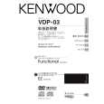Cover page of KENWOOD VDP-03 Owner's Manual
