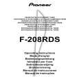 Cover page of PIONEER F-208RDS Owner's Manual