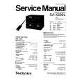 Cover page of TECHNICS SAX800L Service Manual