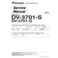 Cover page of PIONEER DV-3701-G Service Manual