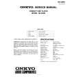 Cover page of ONKYO DX-2800 Service Manual