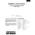 Cover page of ONKYO DX-C300 Service Manual