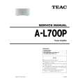 Cover page of TEAC A-L700P Service Manual