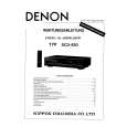 Cover page of DENON DCD820 Service Manual