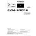 Cover page of PIONEER AVM-P505R/UC Service Manual