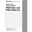 Cover page of PIONEER PDP-S30-LR/XIN1/E Owner's Manual