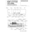 Cover page of KENWOOD KRFV7772D Service Manual
