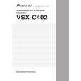 Cover page of PIONEER VSX-C402-S/MYXU Owner's Manual