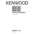 Cover page of KENWOOD DDX7037 Owner's Manual